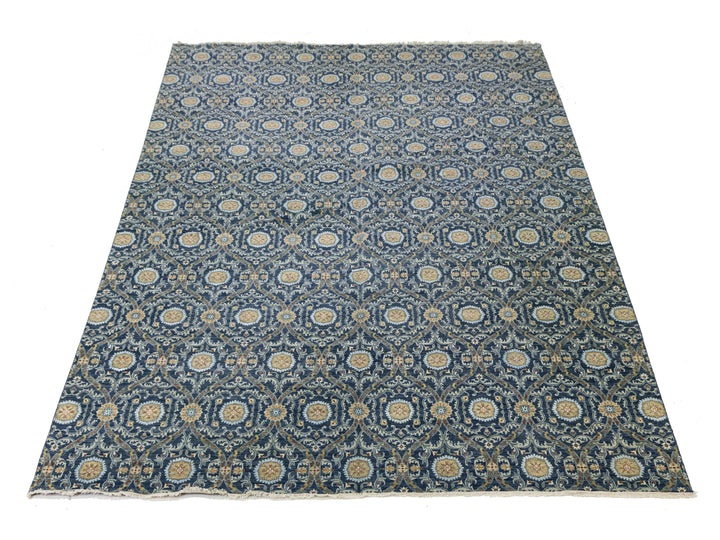 Modern Ikat Wool Rug 13 X 20