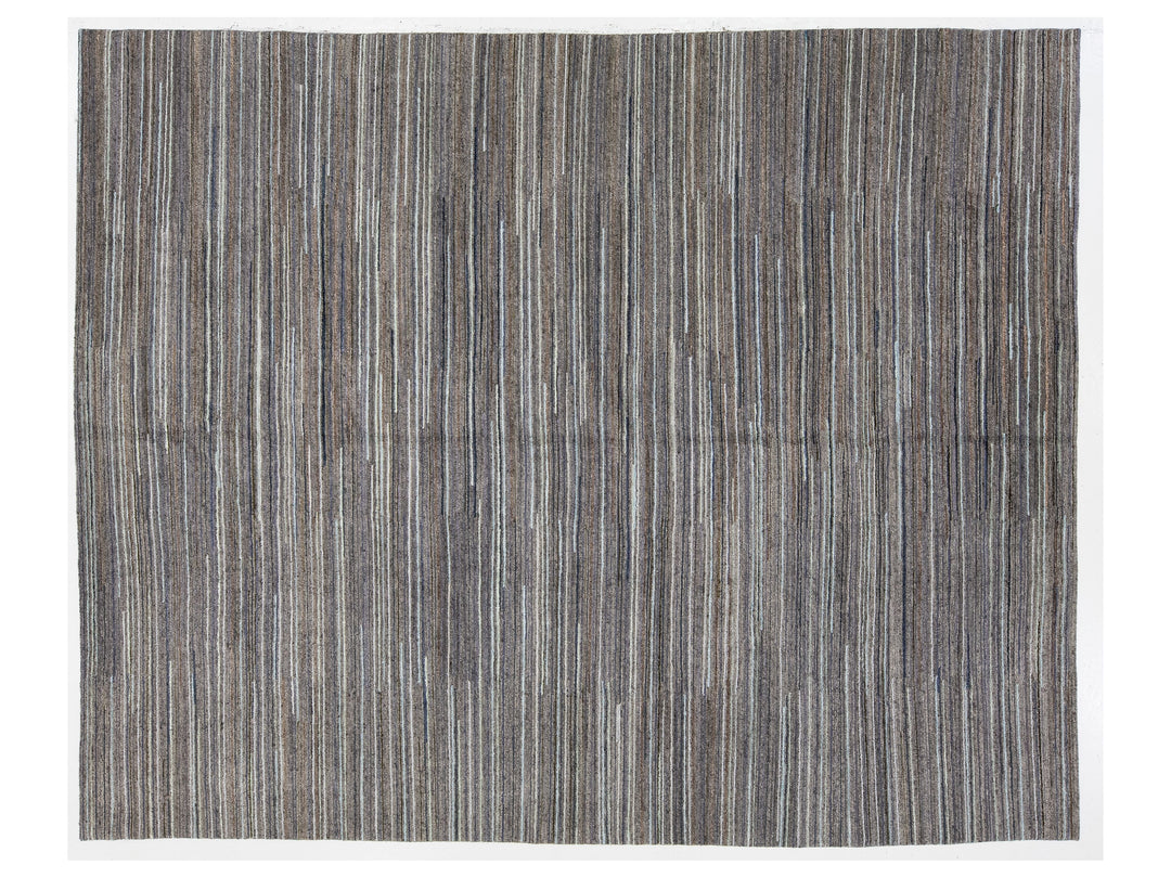Modern Indian Wool Rug 12 X 15
