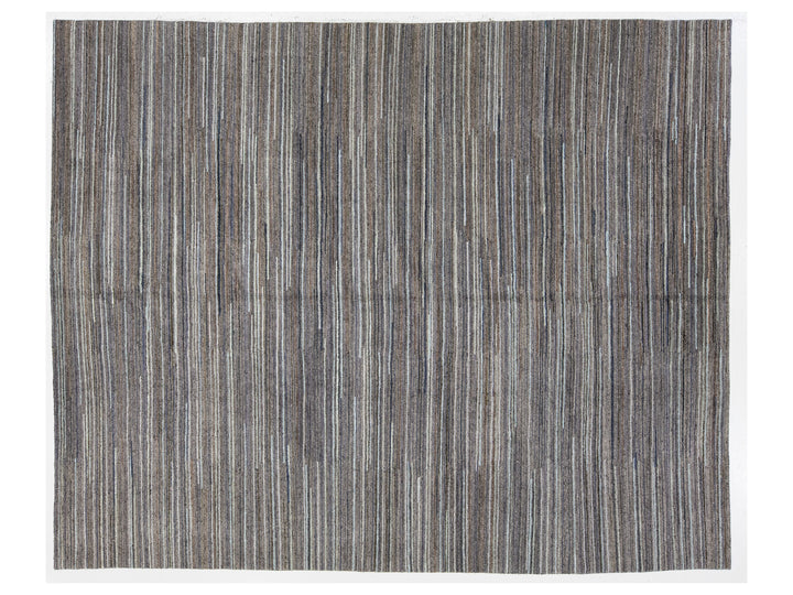 Modern Indian Wool Rug 12 X 15