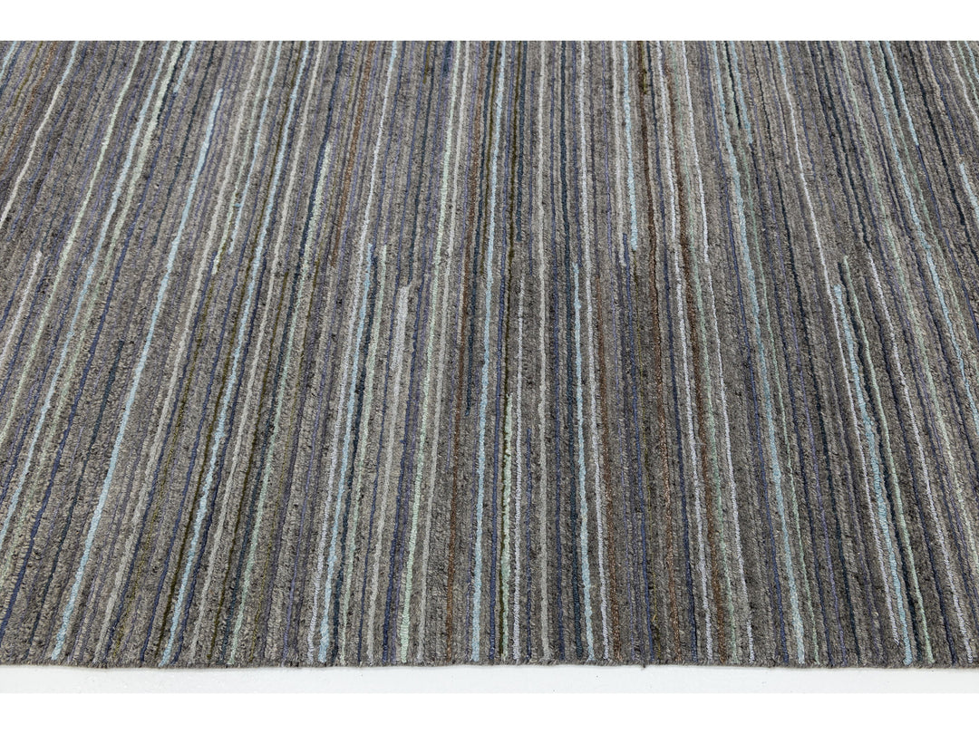 Modern Indian Wool Rug 12 X 15
