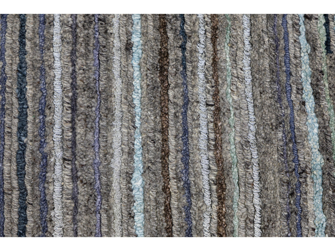 Modern Indian Wool Rug 12 X 15