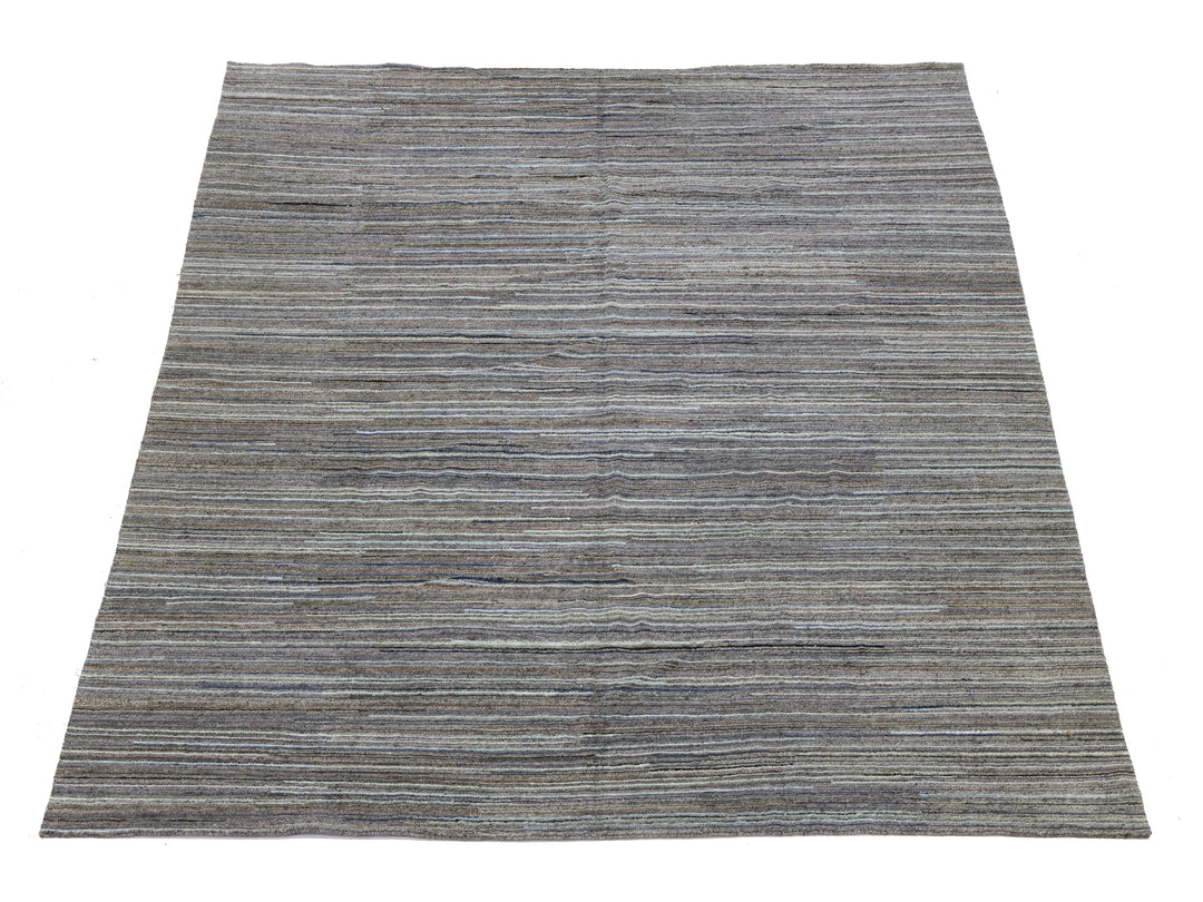 Modern Indian Wool Rug 12 X 15