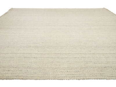 Modern Flatweave Wool Rug 12 X 15