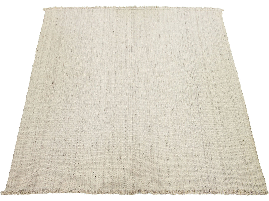 Modern Flatweave Wool Rug 12 X 15