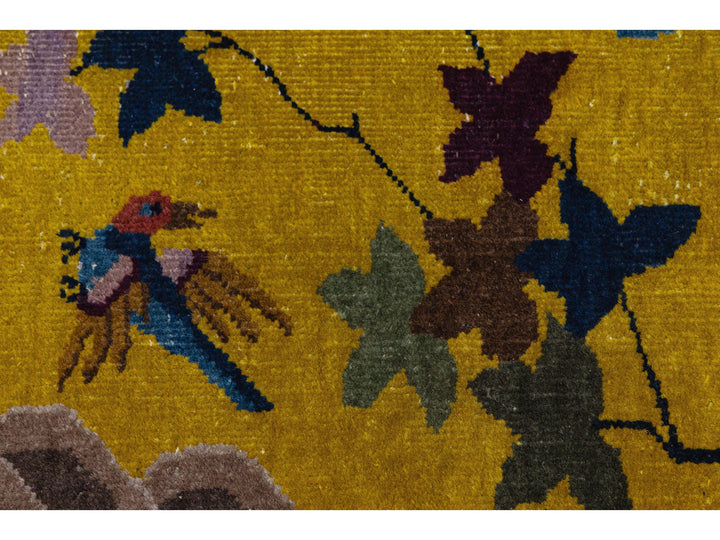 Antique Art Deco Chinese Rug 9 X 12
