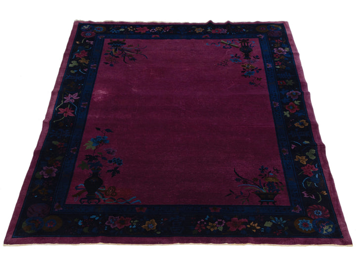 Antique Art Deco Chinese Rug 9 X 12