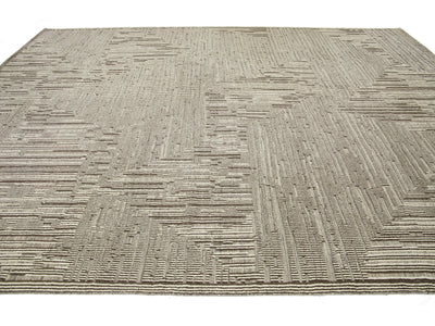 Modern Moroccan Wool Rug 10 X 14