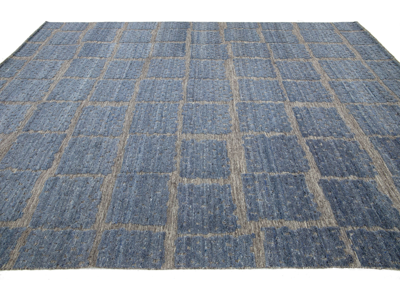 Modern Moroccan Wool Rug 9 X 12