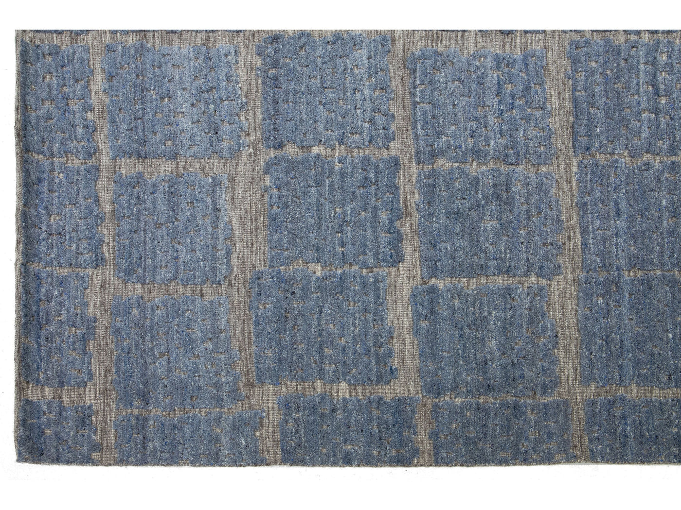 Modern Moroccan Wool Rug 9 X 12