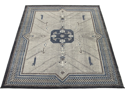 Transitional Oushak Wool Rug 9 X 12