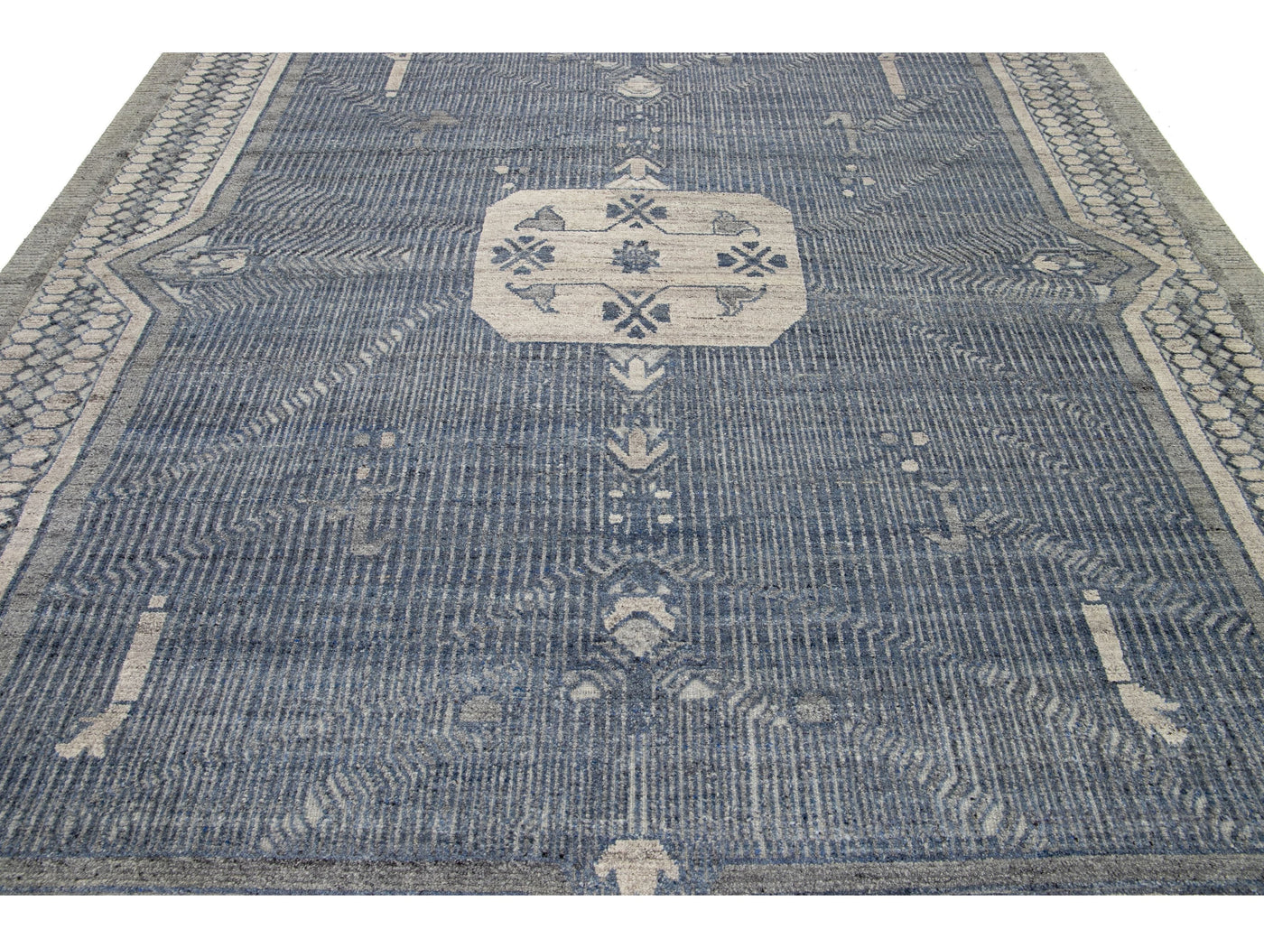 Transitional Oushak Wool Rug 9 X 12