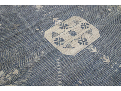 Transitional Oushak Wool Rug 9 X 12