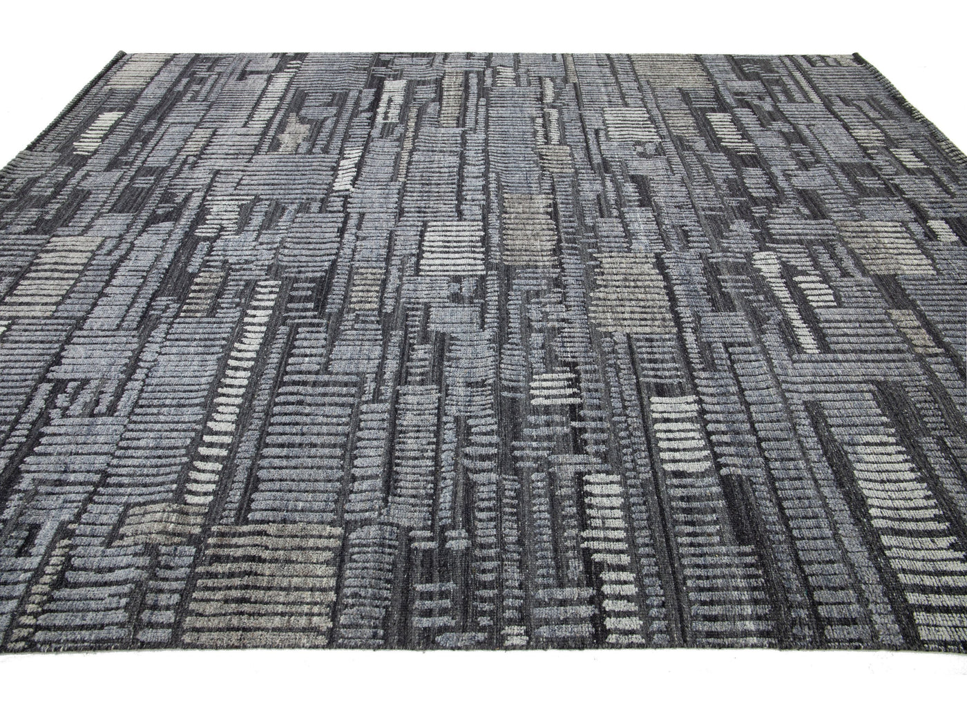 Modern Moroccan Wool Rug 9 X 12