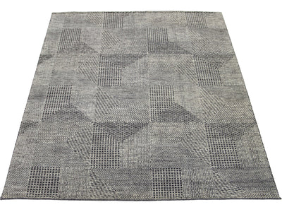 Modern Moroccan Wool Rug 9 X 12