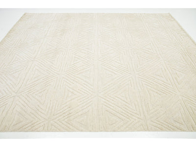 Modern Moroccan Wool Rug 8 X 10