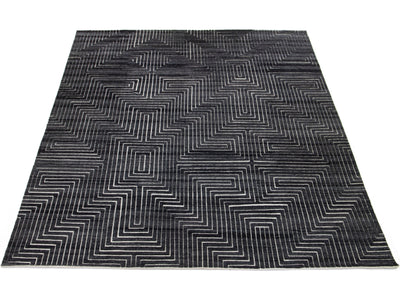 Modern Moroccan Wool Rug 12 X 15