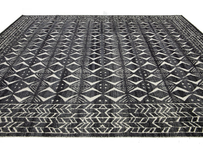 Modern Moroccan Wool Rug 12 X 15