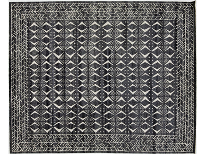 Modern Moroccan Wool Rug 12 X 15