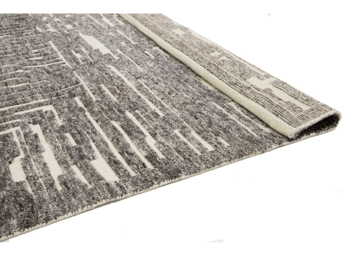 Modern Moroccan Wool Rug 12 X 15