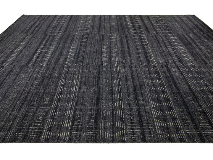 Modern Moroccan Wool Rug 12 X 15