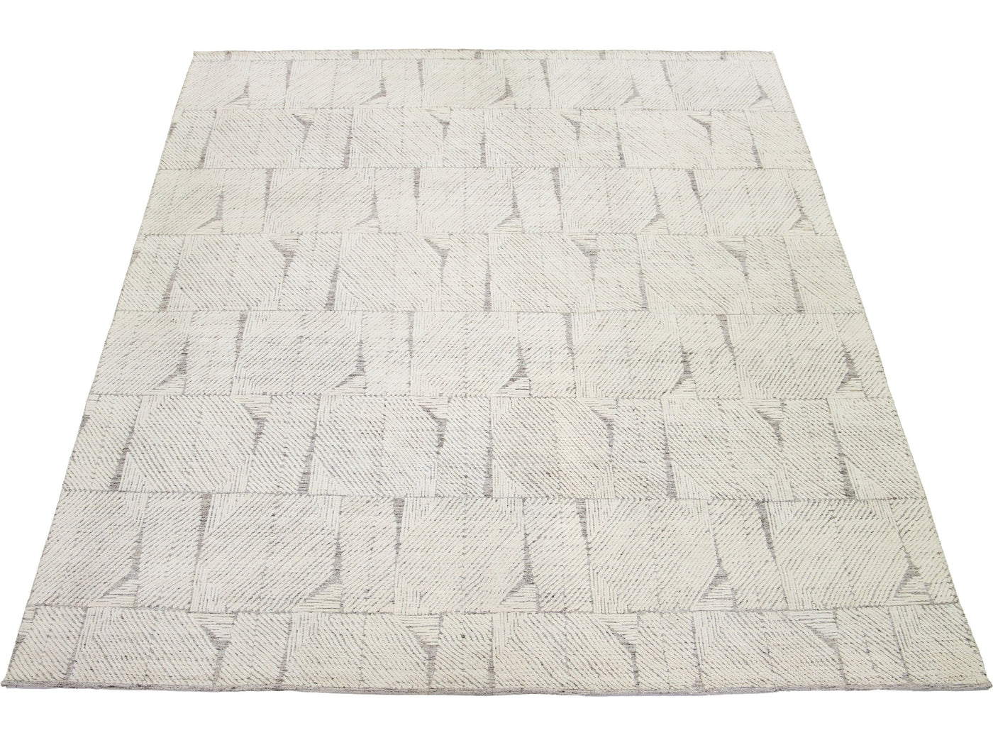 Modern Moroccan Wool Rug 12 X 15