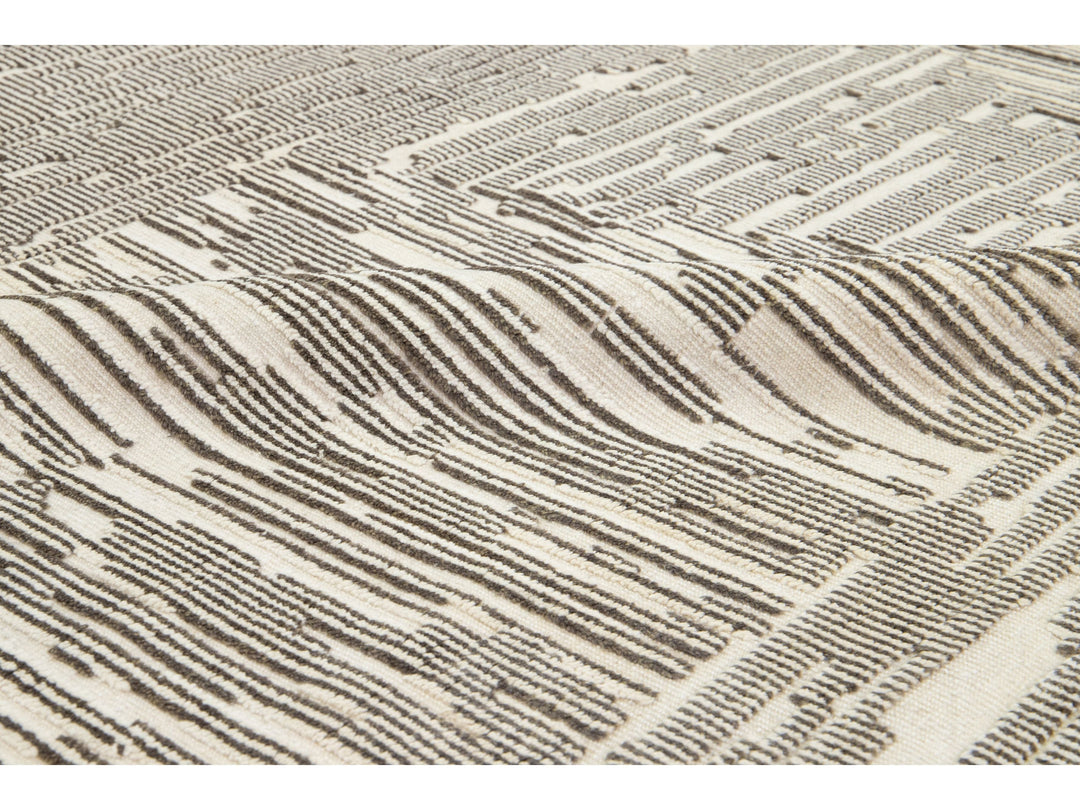 Modern Moroccan Wool Rug 12 X 15