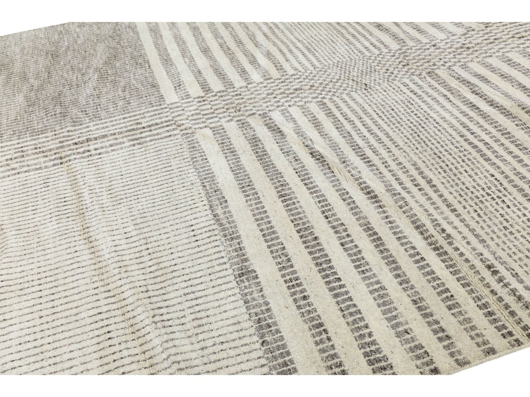 Modern Wool Rug 10 X 14