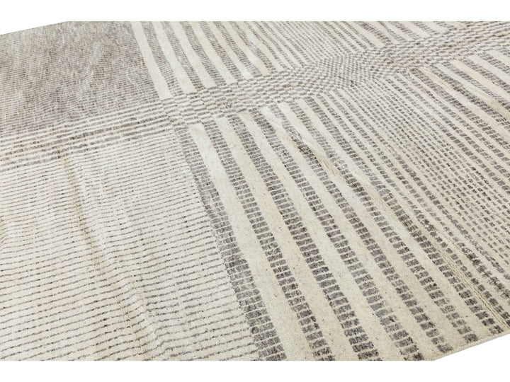 Modern Wool Rug 10 X 14