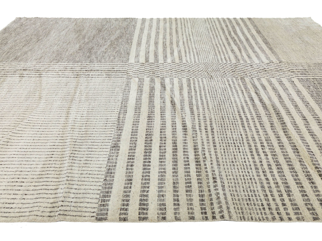 Modern Wool Rug 10 X 14