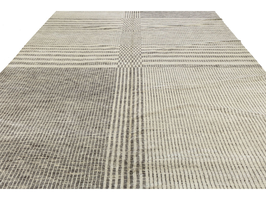 Modern Wool Rug 10 X 14