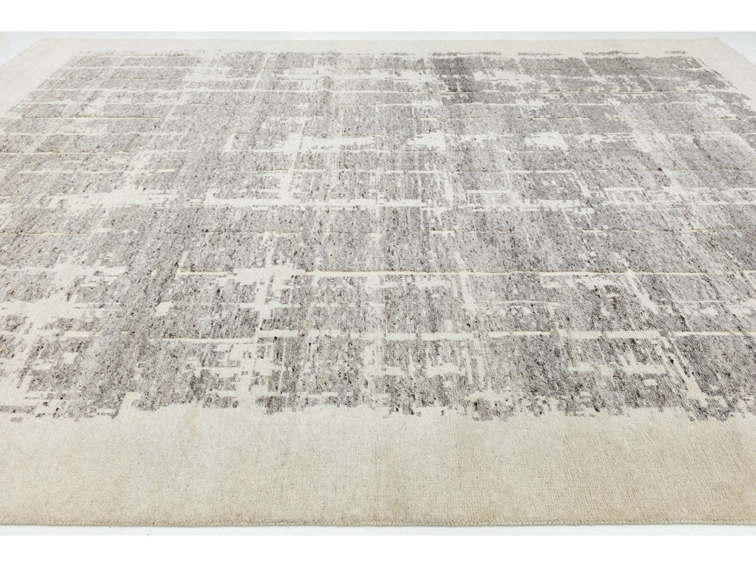 Modern Wool Rug 12 X 15