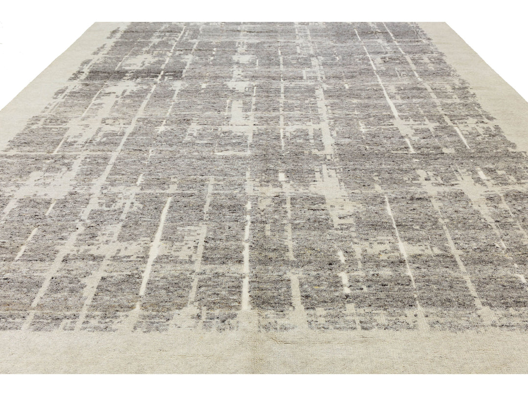 Modern Wool Rug 12 X 15