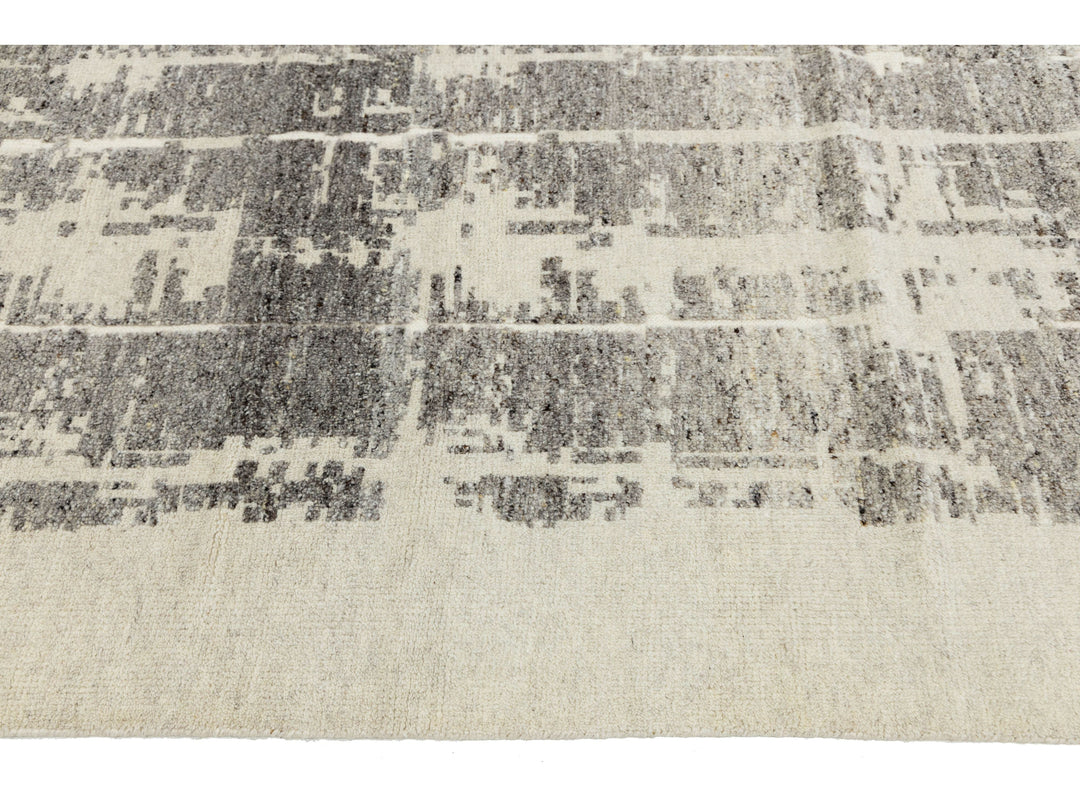 Modern Wool Rug 12 X 15