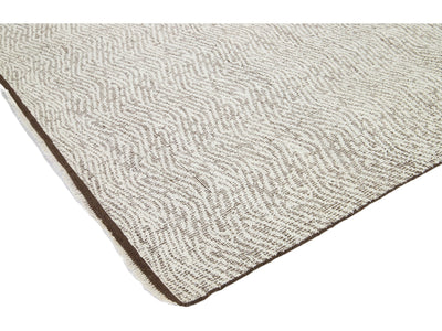 Modern Flatweave Wool Rug 12 X 15