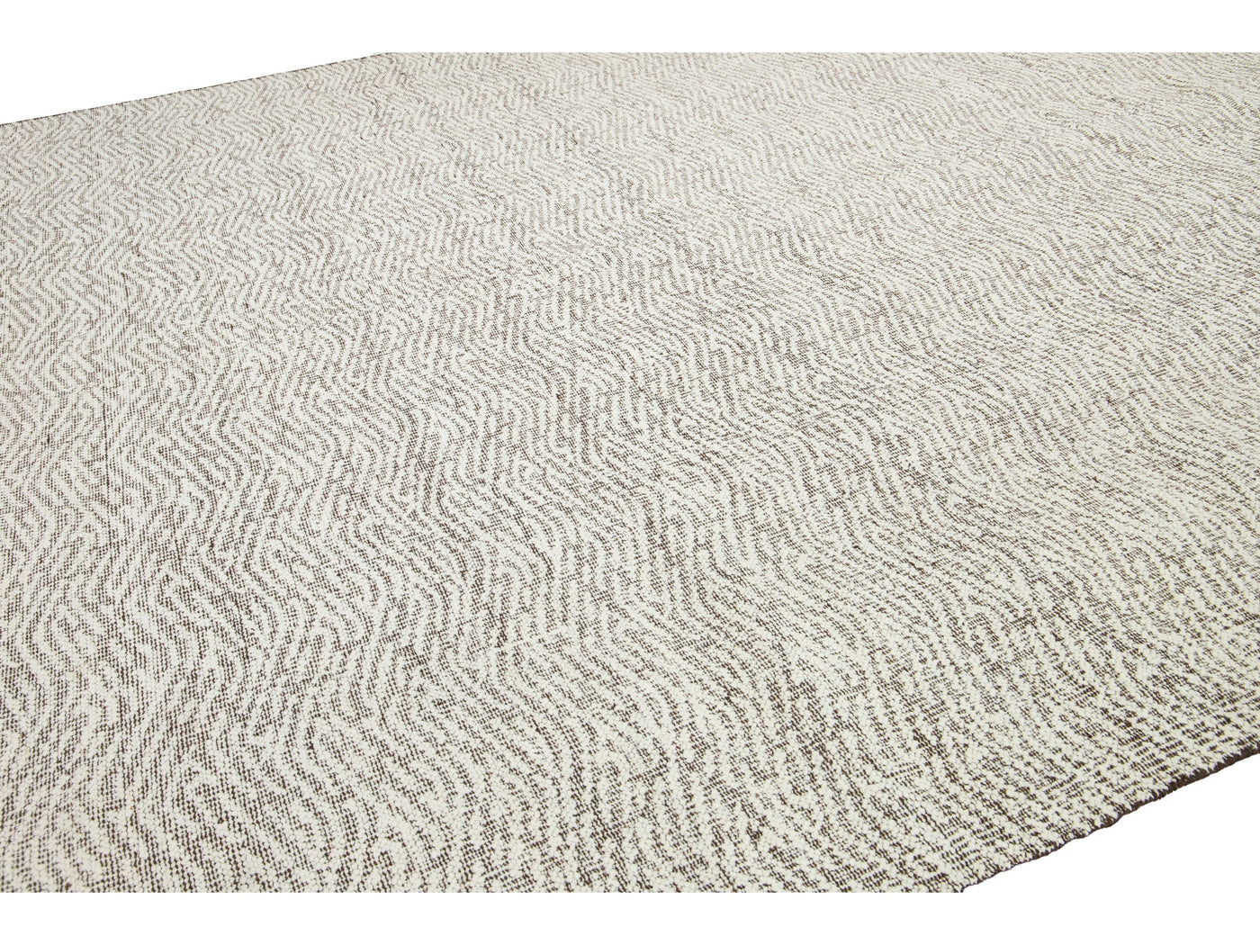 Modern Flatweave Wool Rug 12 X 15