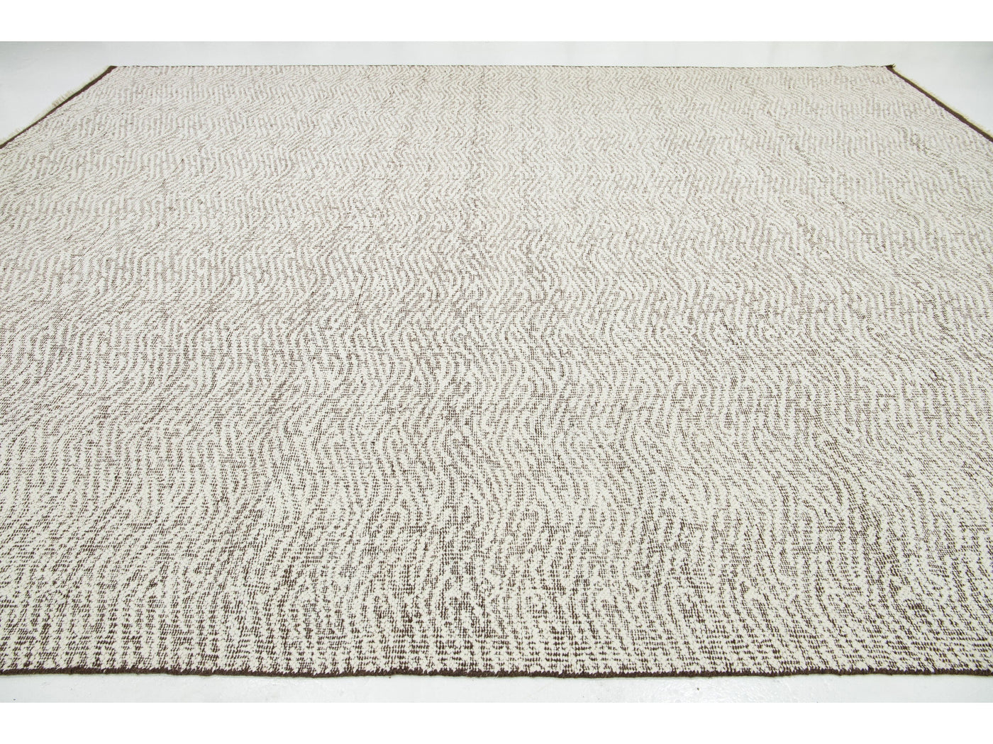 Modern Flatweave Wool Rug 12 X 15