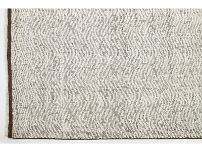 Modern Flatweave Wool Rug 12 X 15