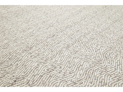 Modern Flatweave Wool Rug 12 X 15