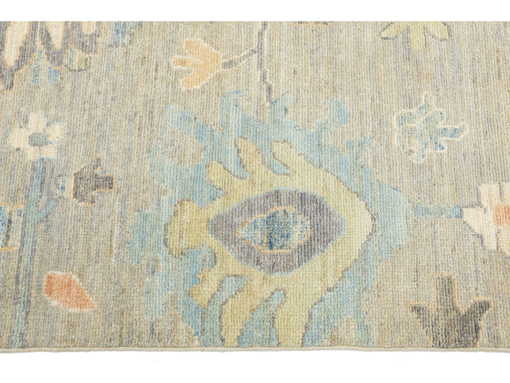 Modern Oushak Wool Rug 8 X 10