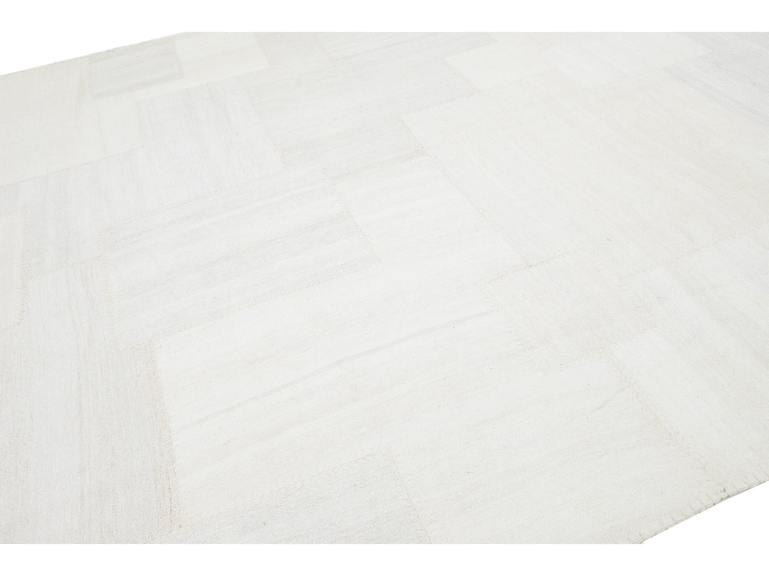 Modern Kilim Wool Rug 10 X 13