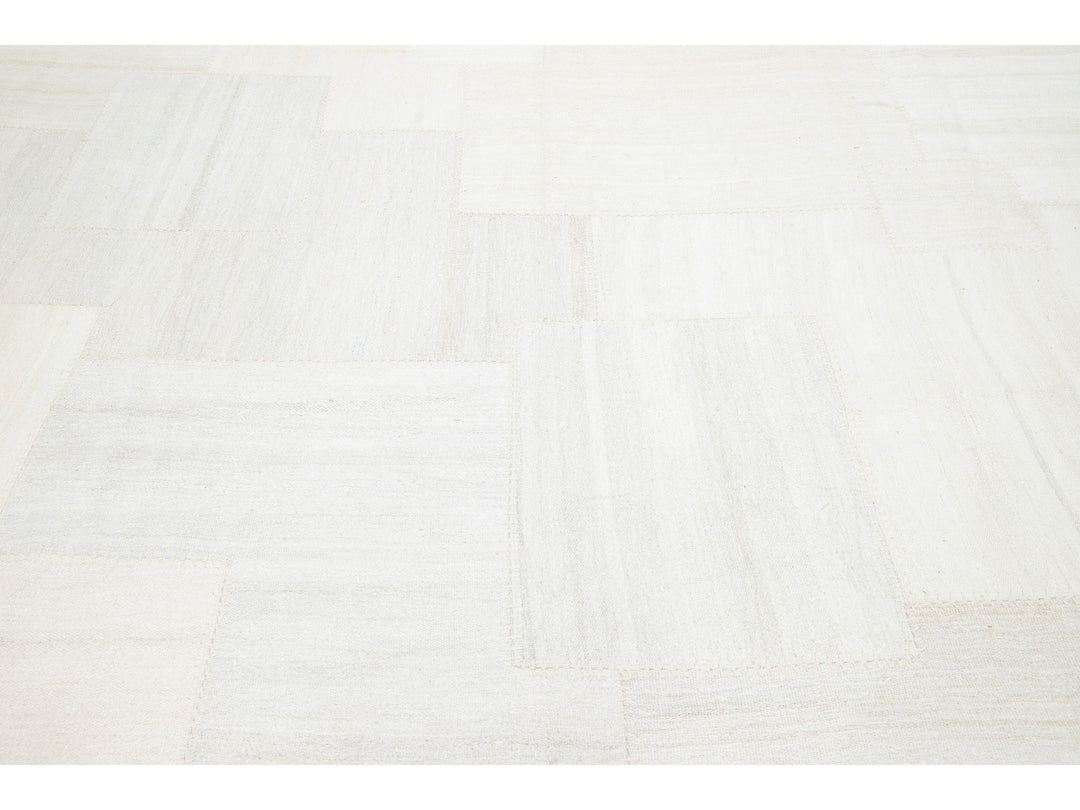 Modern Kilim Wool Rug 10 X 13