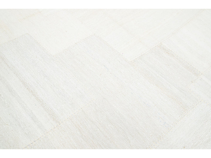Modern Kilim Wool Rug 10 X 13