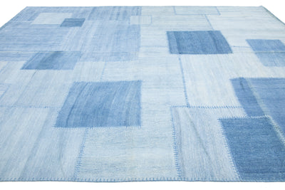 Modern Kilim Wool Rug 10 X 13