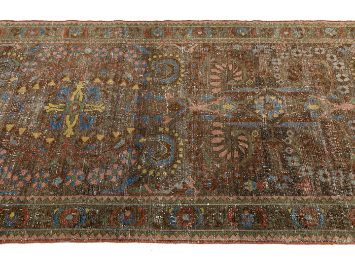 Antique Mahal Wool Runner 4 X 11