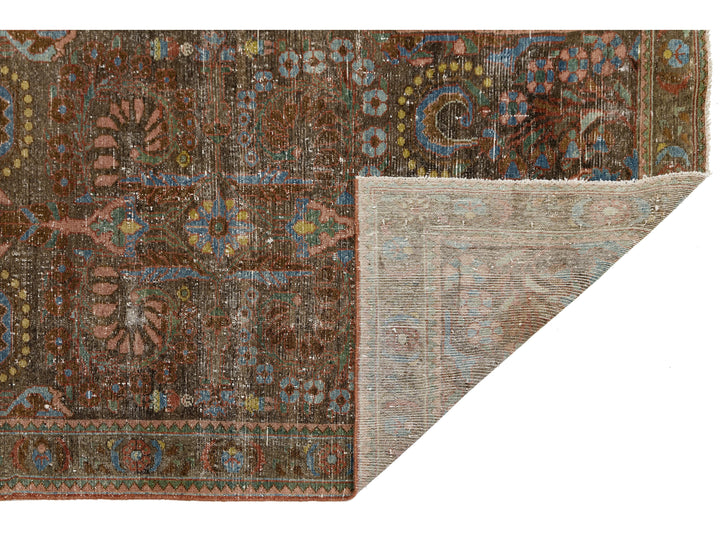 Antique Mahal Wool Runner 4 X 11