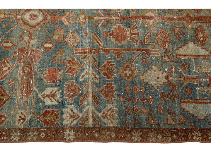 Antique Malayer Wool Rug 4 X 7