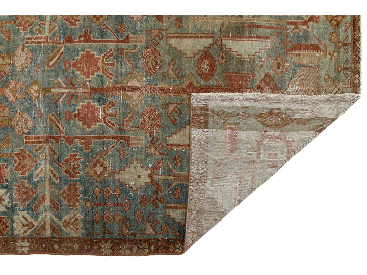 Antique Malayer Wool Rug 4 X 7