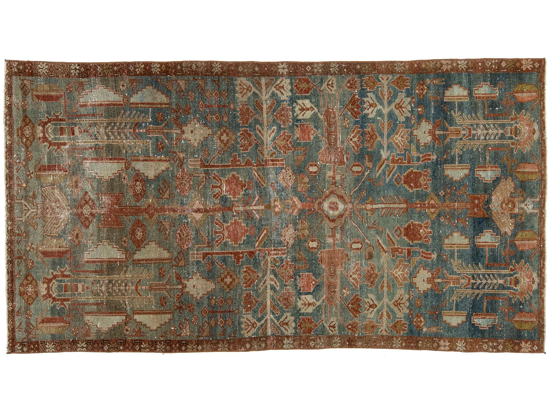 Antique Malayer Wool Rug 4 X 7