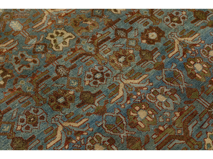 Antique Bidjar Wool Rug 4 X 6