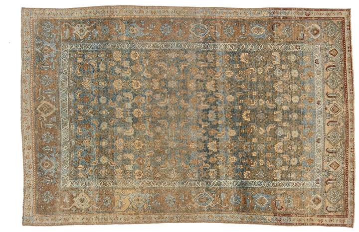 Antique Malayer Wool Rug 4 X 7